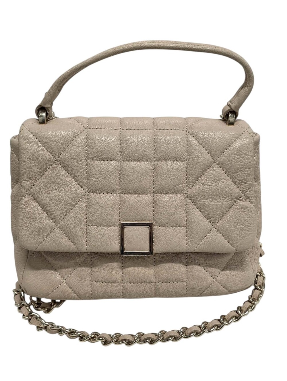 PURIFICACION GARCIA Quilted Leather SHOULDER BAG